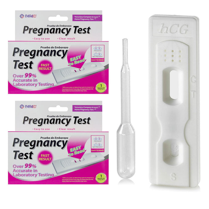 2 Home Pregnancy Tests Over 99% Accurate Easy Read HCG Testing Kit Clear Results