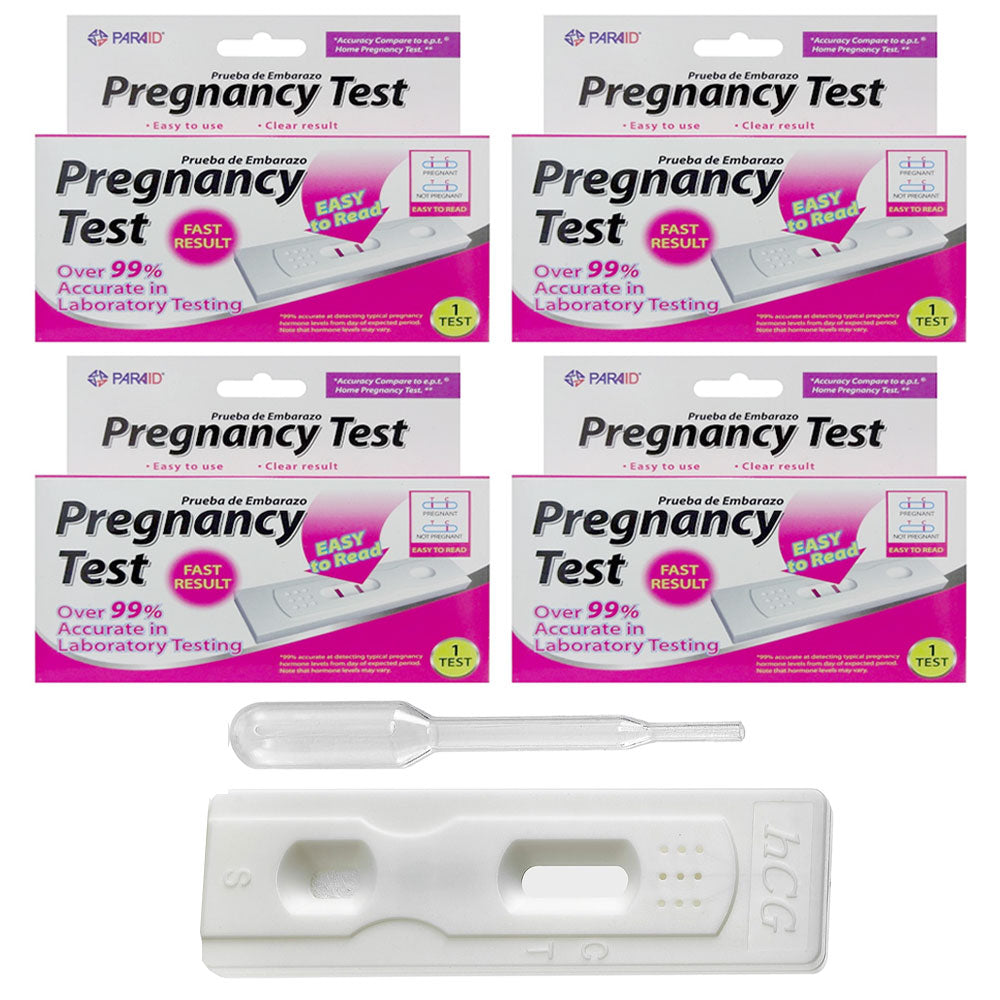 4 HCG Pregnancy Tests Strips Over 99 Accurate Testing Kit Fast Result