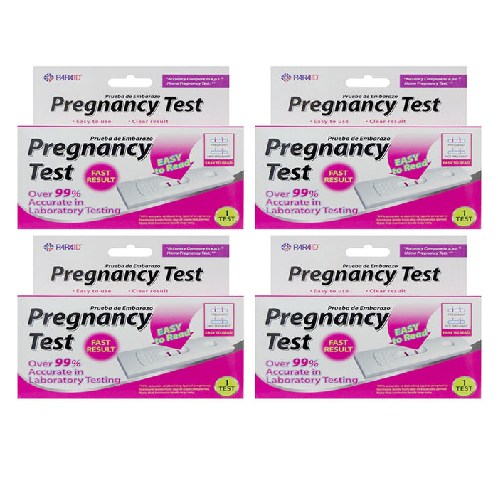 4 HCG Pregnancy Tests Strips Over 99% Accurate Testing Kit Fast Results At Home