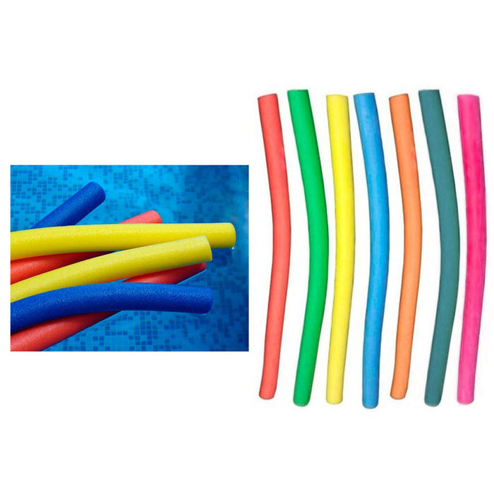 6 Pack Jumbo Foam Pool Noodles 56" x Swimming Therapy Multi Purpose Floatie New
