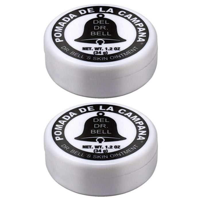 2 Pc Dr. Bells Pomada De La Campana Pomade Skin Ointment Cream Emollient 1.2oz