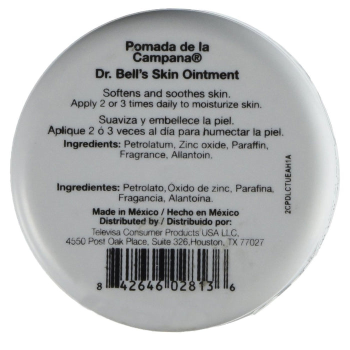 2 Pc Dr. Bells Pomada De La Campana Pomade Skin Ointment Cream Emollient 1.2oz