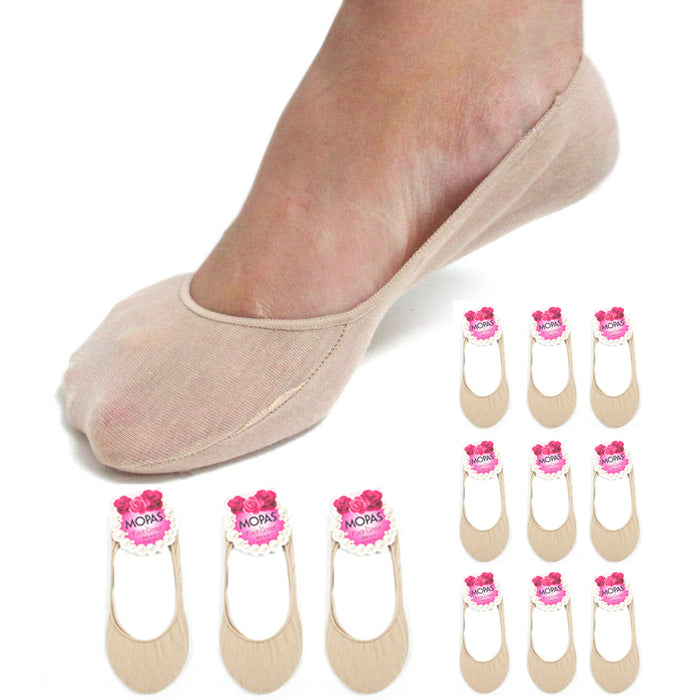 12 Pairs Nude Womens No Show Socks Footies Loafer Boat Liner Low Cut Girls