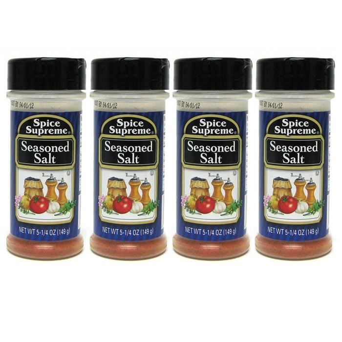 4 Spice Supreme Seasoned Salt Seasoning All Purpose Flavor Dry Rub Blend 5.25oz