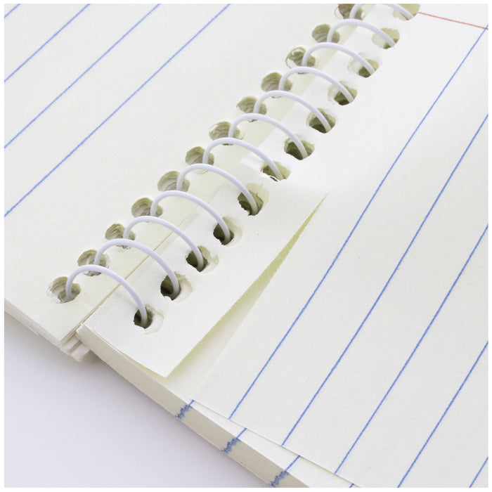 1 BAZIC Steno Notebook 6" X 9" White Sheet Gregg Ruled Office Notepad Perforated