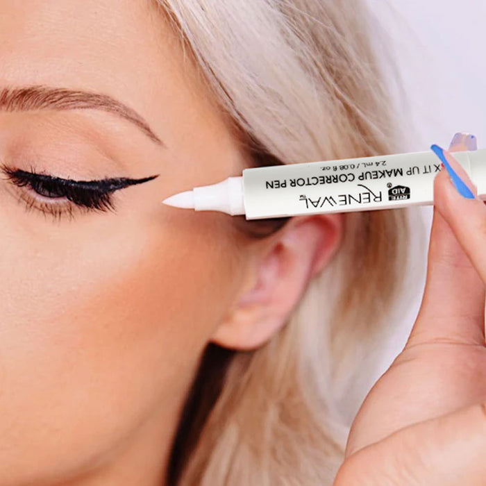 4 Pc Makeup Corrector Pen Eraser Remover Fix Eyeliner Smudges Beauty Cosmetics