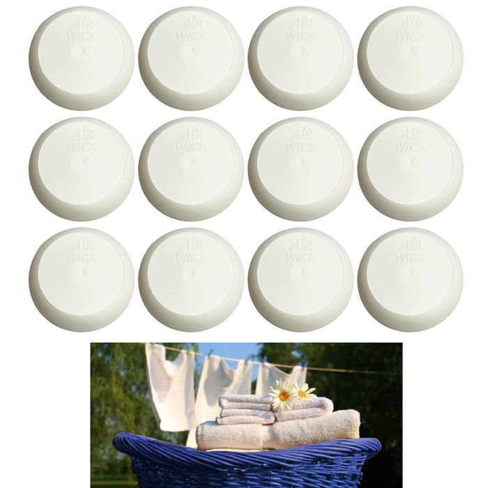 12 Pc Air Wick Stick Ups Air Freshener Aroma Crisp Breeze Scent Eliminate Odors
