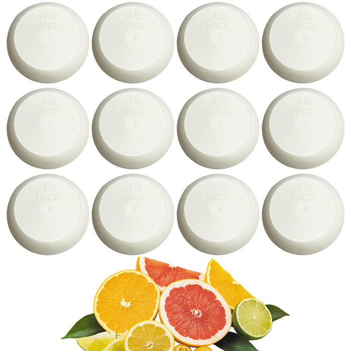 12 Pc Air Wick Stick Ups Air Freshener Aroma Citrus Scent Fresh Eliminate Odors