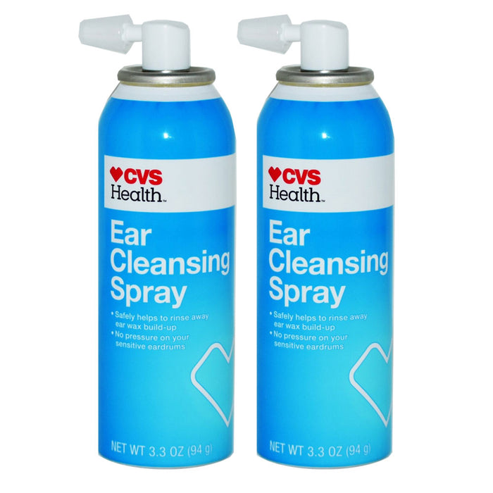 2 X Ear Cleansing Spray Earwax Wax Removal Cleaner Solution Gentle Cleaning Wash