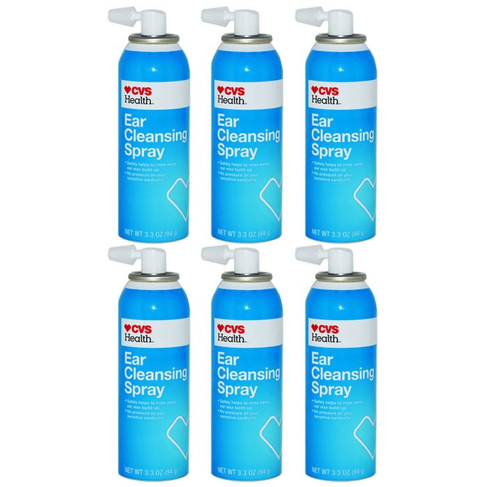 6 X Ear Irrigation Rinse Cleansing Spray Earwax Wax Removal Solution Clean Wash