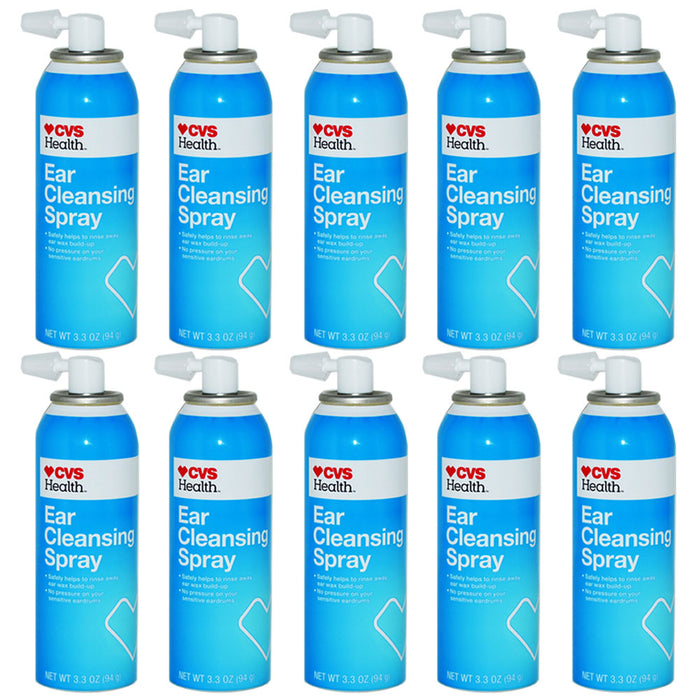 10 X Ear Cleansing Spray Irrigation Rinse Solution Clean Wash Earwax Wax Removal