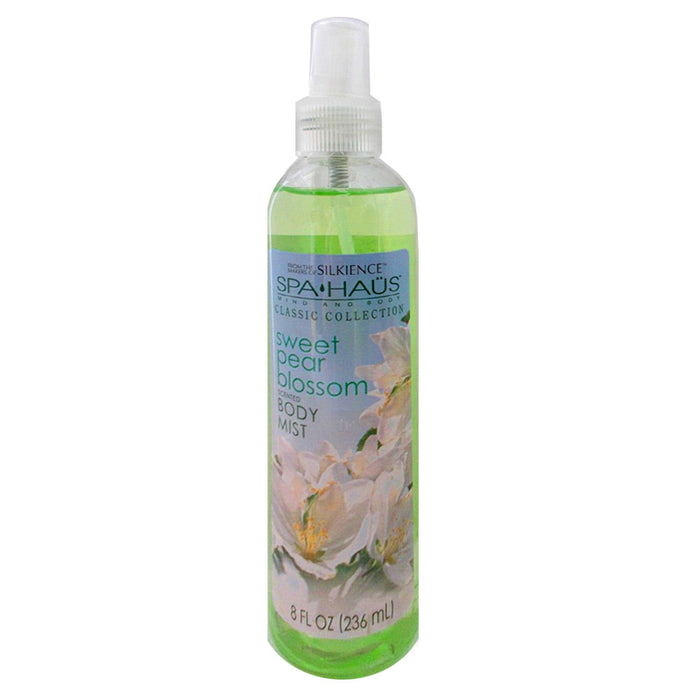 4 Women's Sweet Pear Blossom Spray Mist Body Splash Perfume Bath Fragrance 8oz