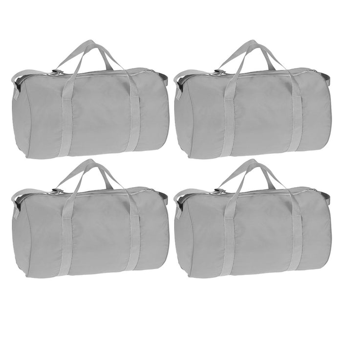 4 Pc Duffel Bag Carrying Lightweight Tote Barrel Gym Sports Traveling Luggage