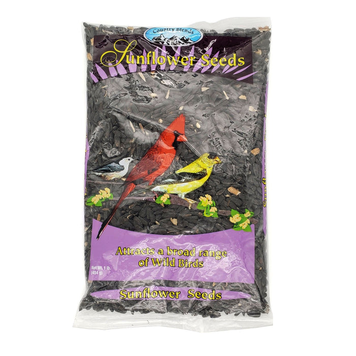 1lb Black Oil Sunflower Seed Wild Bird Feed Food Attract Birds Protein Nutrition