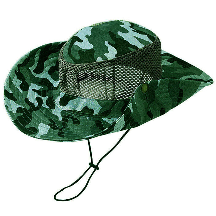 2 Wide Brim Boonie Hat Men Women Top Camo Bucket Hats Safari Military —  AllTopBargains