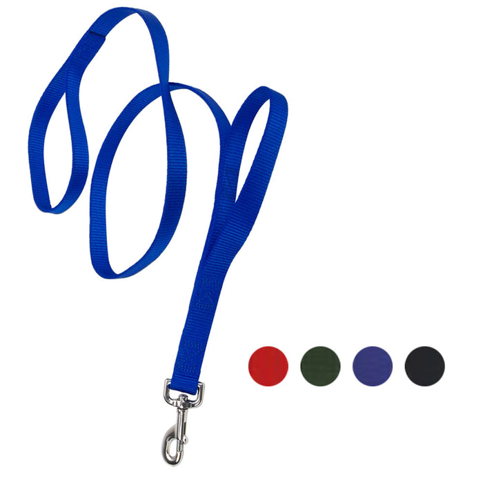 1 Heavy Duty Dog Leash Nylon Lead Control Handle Rope Train Walking Harness 48"L