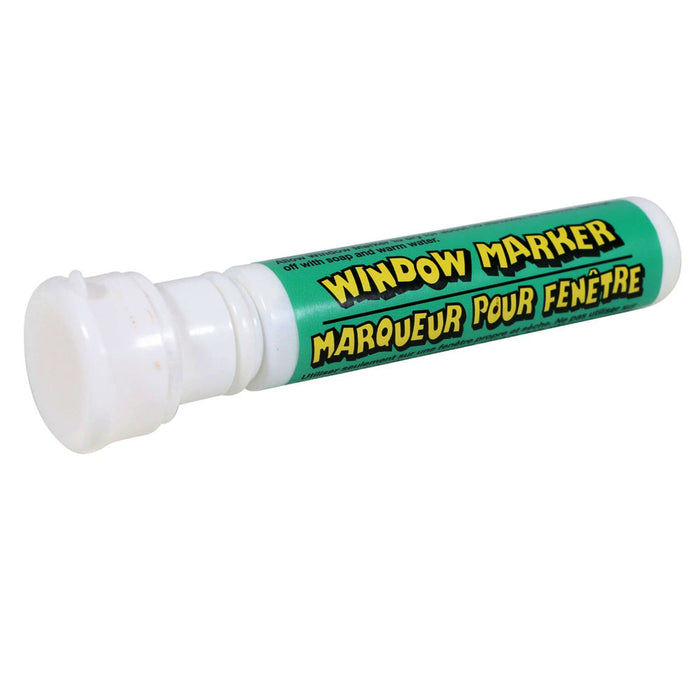 AllTopBargains 6 x Washable Window Markers White Paint Pens Glass Erasable Auto Tire Windshield
