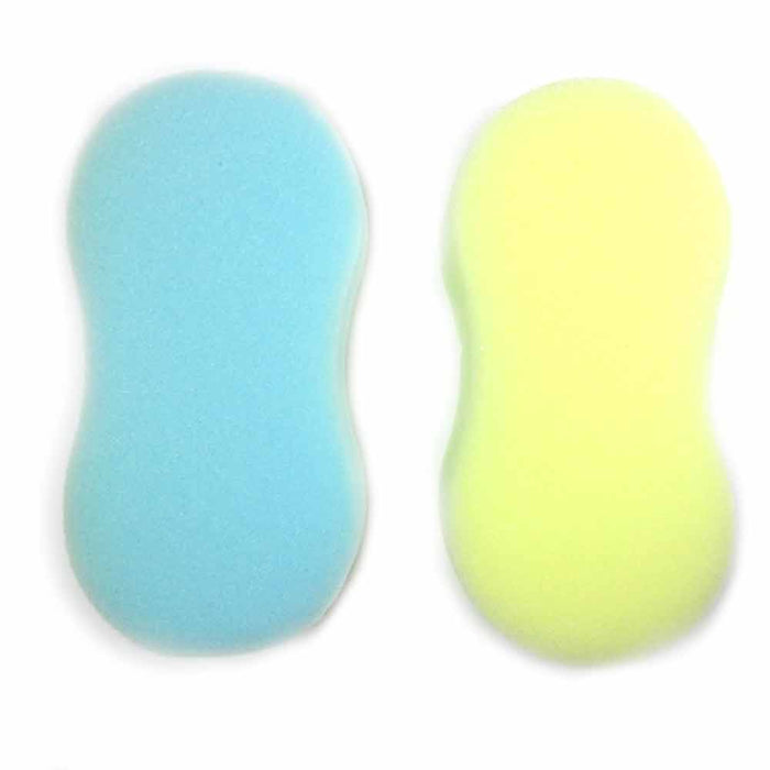 2 Pc Nonslip Cleaning Foam Sponge Auto Car Vehicle Washing Pad Cleaner Tool Wash