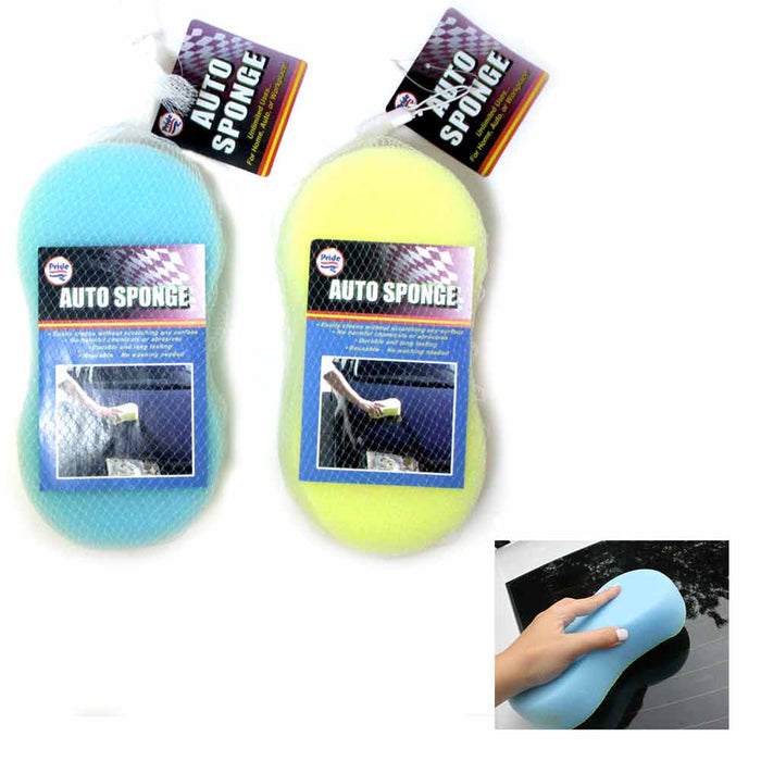 2 Pc Nonslip Cleaning Foam Sponge Auto Car Vehicle Washing Pad Cleaner Tool Wash