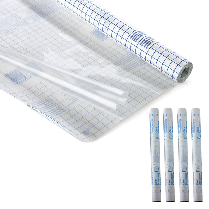 4 Rolls Hardcover Protection Clear Cover Matte Covering Self Adhesive Film 5FT