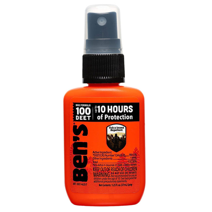 2 Pc Maximum Strength Ben's 100 Tick Insect Repellent Pump Spray Mosquito 1.25oz