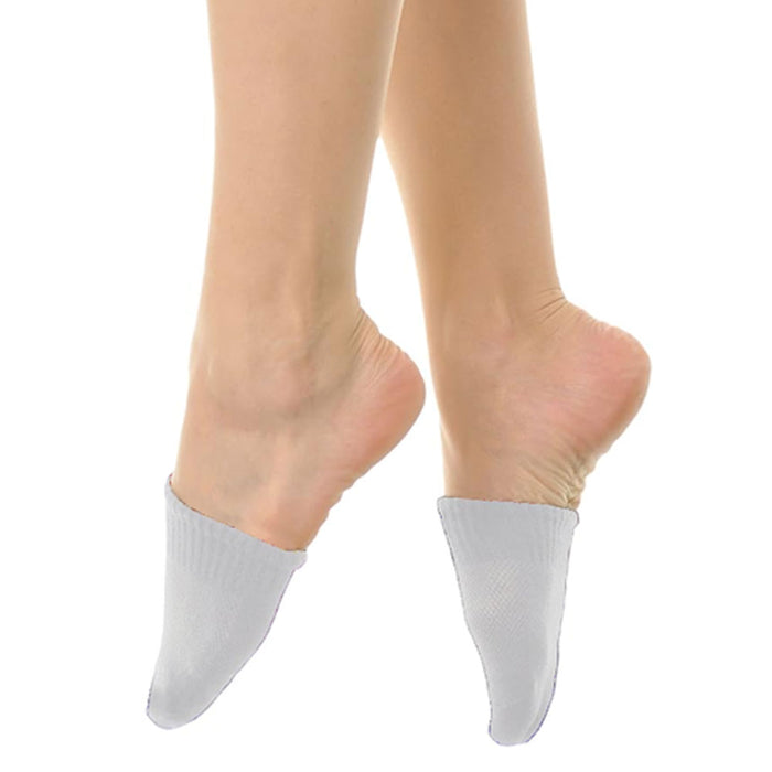4 Pairs Non-Slip Toe Covers For Women – Invisible No-Show Socks For Clogs, Flats & Heels