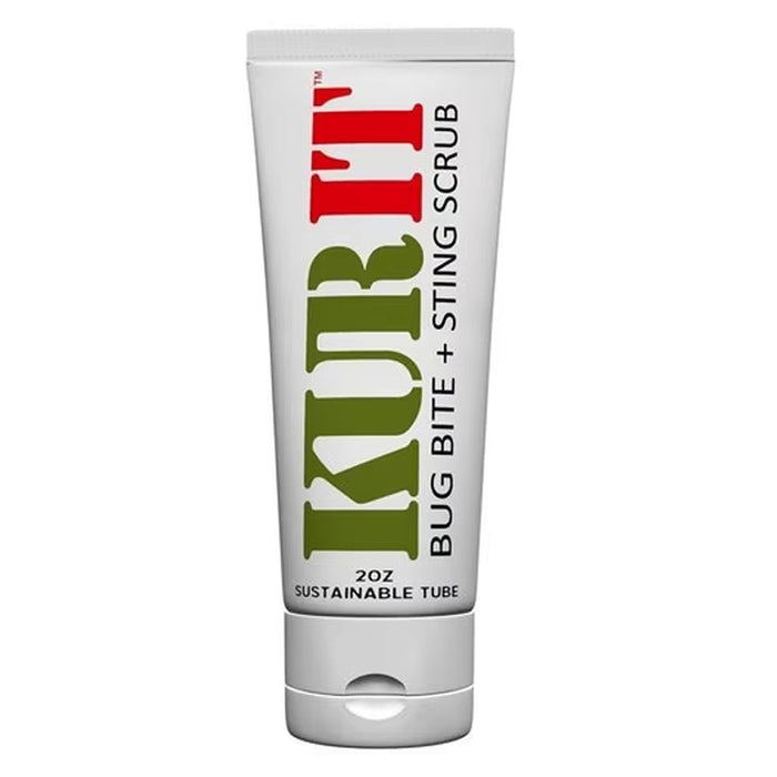 1 Kurit Bug Bite Sting Scrub Relief Healing Natural Skin Treatment First Aid 2oz