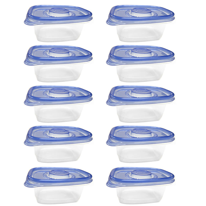 10 Food Storage BPA Free Plastic Container Meal Prep Freezer Microwave Reusable