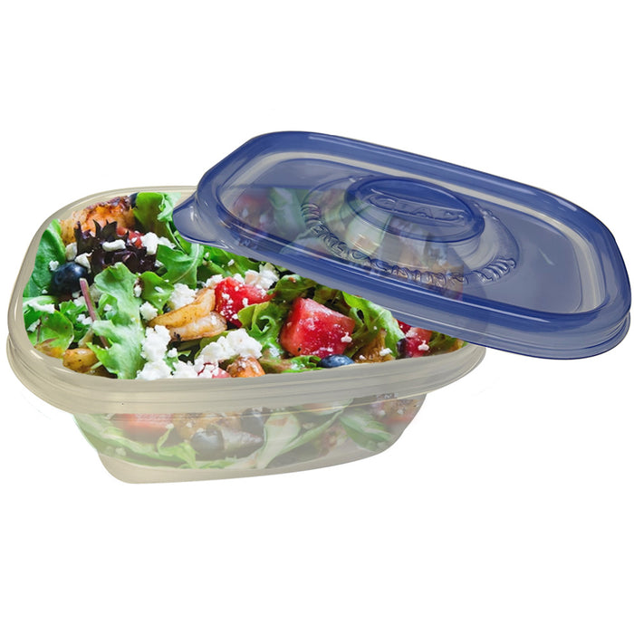 5PK Food Storage BPA Free Plastic Container Meal Prep Freezer Microwave Reusable