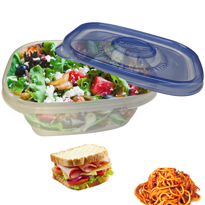 10 Food Storage BPA Free Plastic Container Meal Prep Freezer Microwave Reusable
