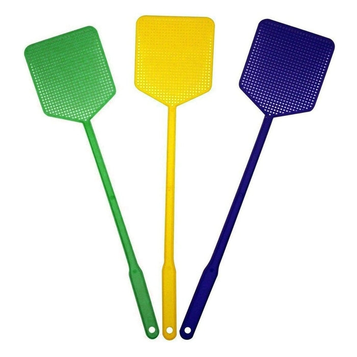 3 Pc Fly Swatter Racket Bug Mosquito Insect Killer Pest Wasps Outdoor Indoor