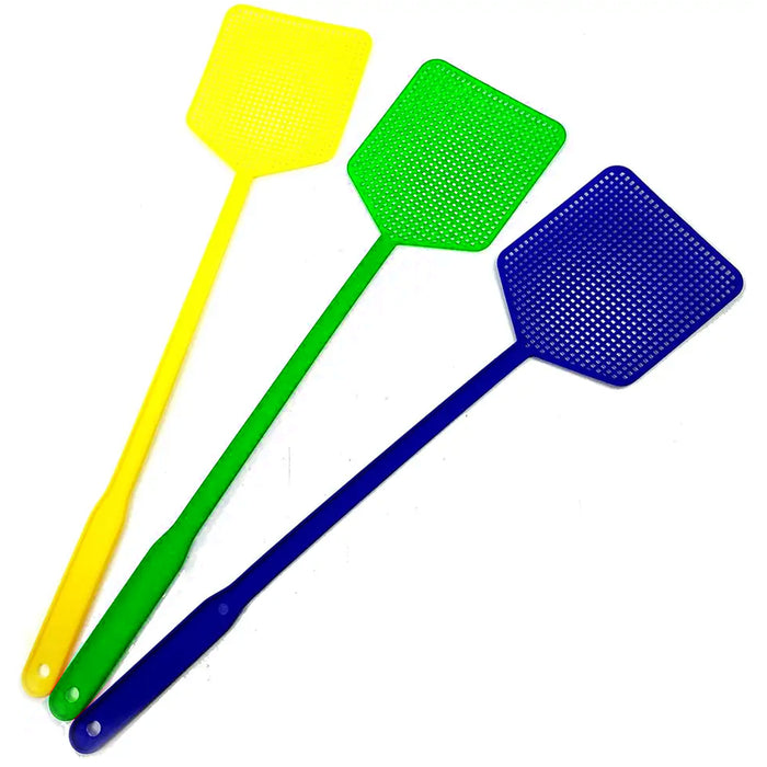 3 Pc Fly Swatter Racket Bug Mosquito Insect Killer Pest Wasps Outdoor Indoor