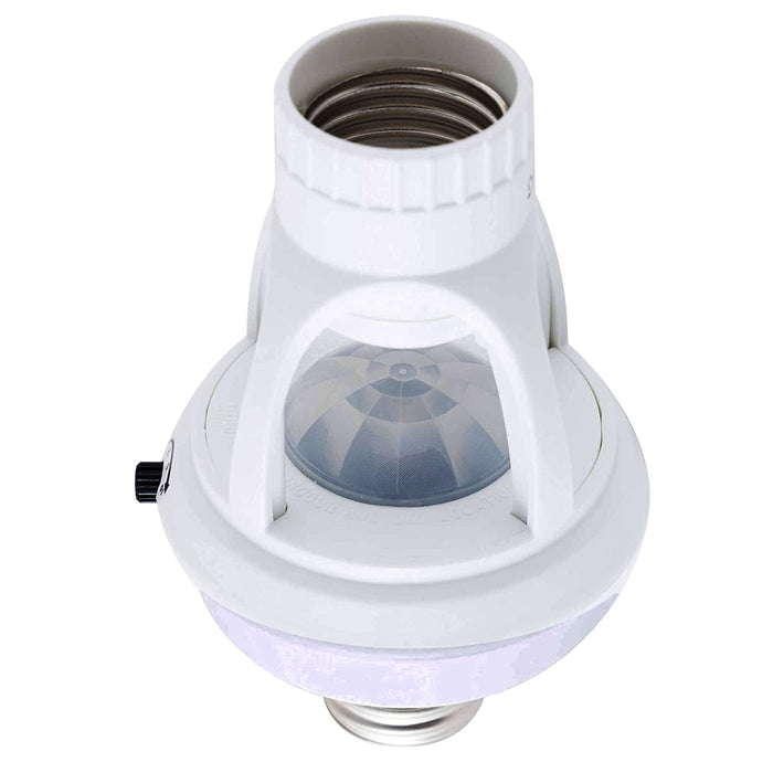 2 Pc Motion Light Control Sensor 360-Degree Incandescent CFL LED Lamp Holder