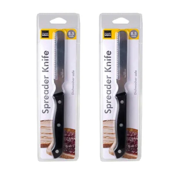 2Pc Butter Knife Sandwich Spreader Cheese Slicer Stainless Steel Kitchen Tool