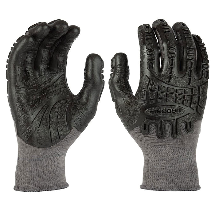 1 Pair Impact Work Gloves Coated Protection Vibration Resistant Safety Grip XXL