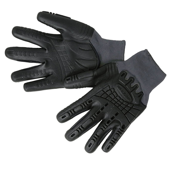 1 Pair Impact Work Gloves Coated Protection Vibration Resistant Safety Grip XXL