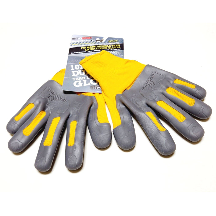2 Pairs Work Gloves Pro Palm Knuckler Grip Hand Protection Cushioning Safety XXL