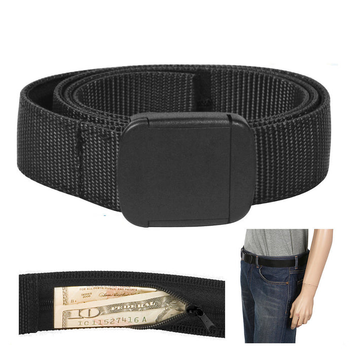 Travelon Security Friendly Money Belt Black XL 42"-44" Travel Secure Wallet Id