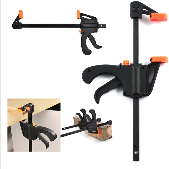 1 Quick Release Ratcheting Bar Clamp Spreader Tool One Handed Woodworking 4 Inch
