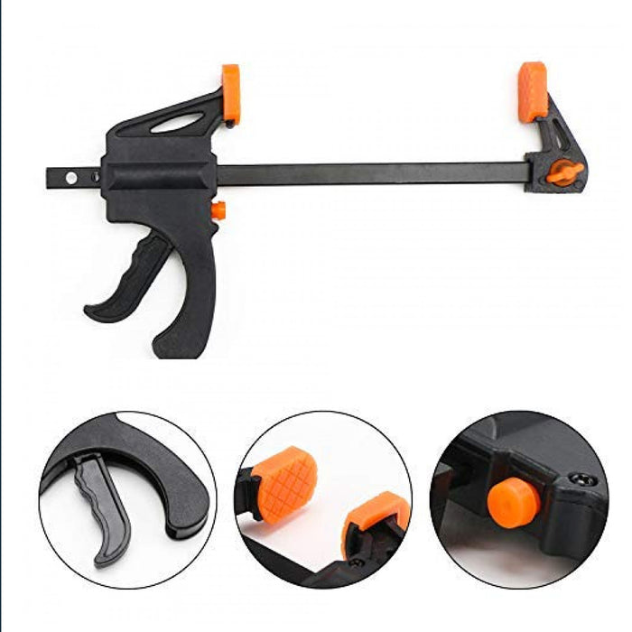 1 Quick Release Ratcheting Bar Clamp Spreader Tool One Handed Woodworking 4 Inch