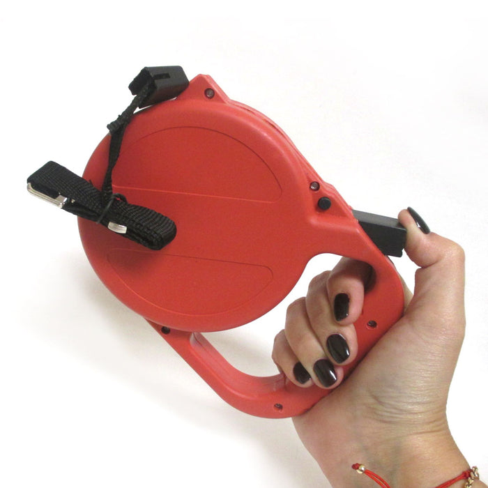 25 FT AUTO RETRACTABLE DOG LEASH WITH STOP LOCK LEADS DOGS UP TO 45 LBS NIP NEW