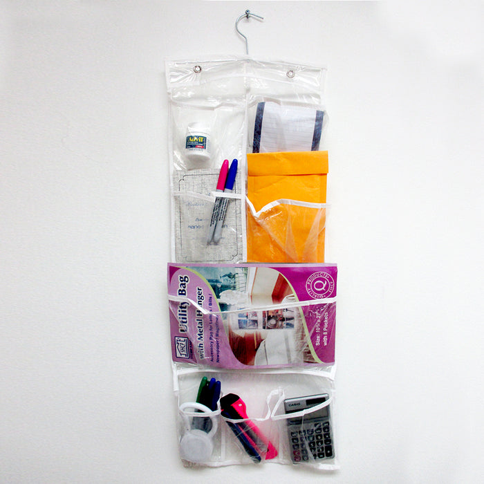 8 Pocket Holder Caddy Bag Purse Hook Hang Rack Hanger Closet Organizer !