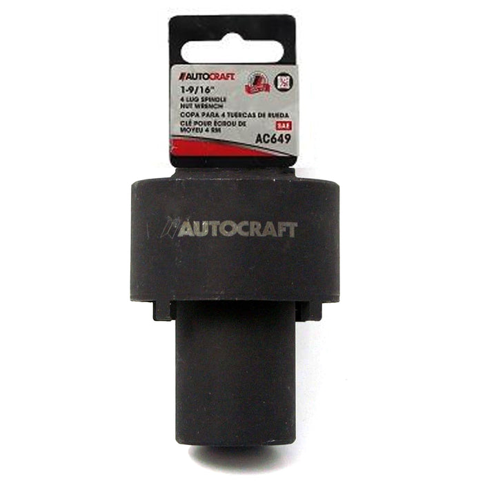 1 Pc 1-9/16" 4 Lug Spindle Nut Wrench Socket Axles Rotating Locknut Turner Tools