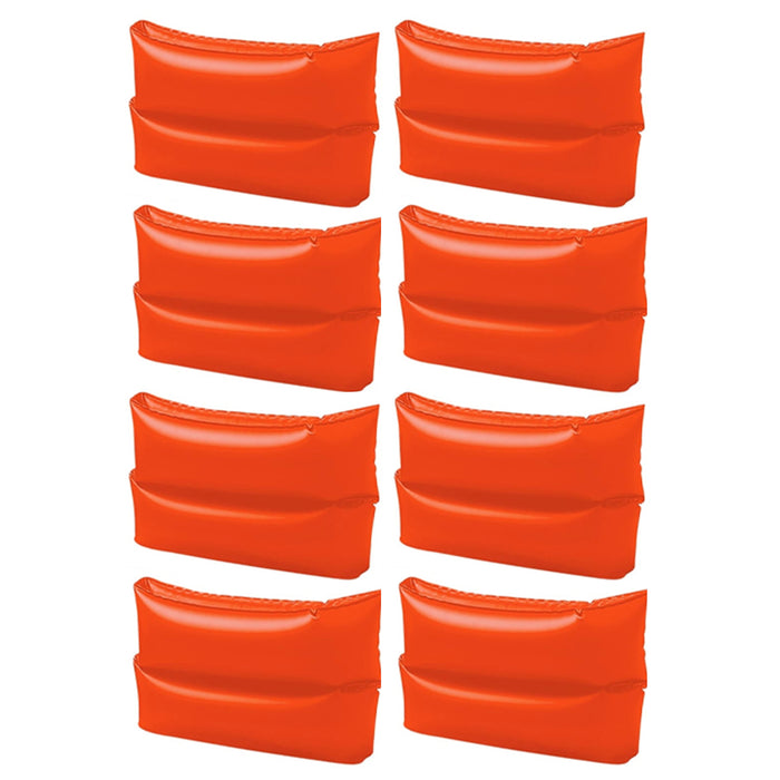 4 Pairs Floaties Arm Bands Float Inflatable Kid Swim Wings Pool Beach Fun Large