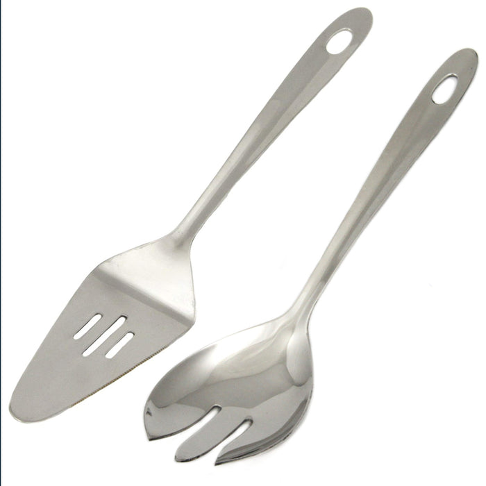 6 Pc Stainless Steel Cooking Serving Utensil Kitchen Server Tools Spatula Spoon