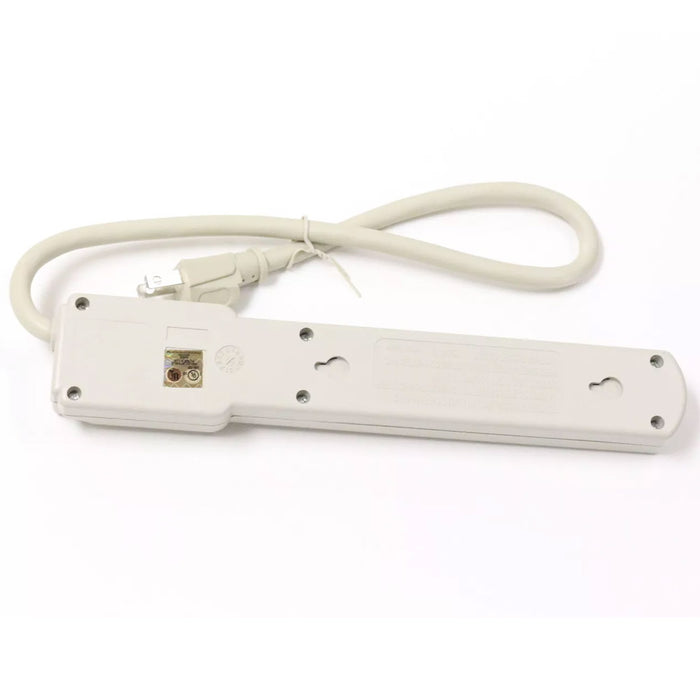 Power Strip Surge Protector 6 Outlet UL Listed 18" Cord Strip Home Office AC-125