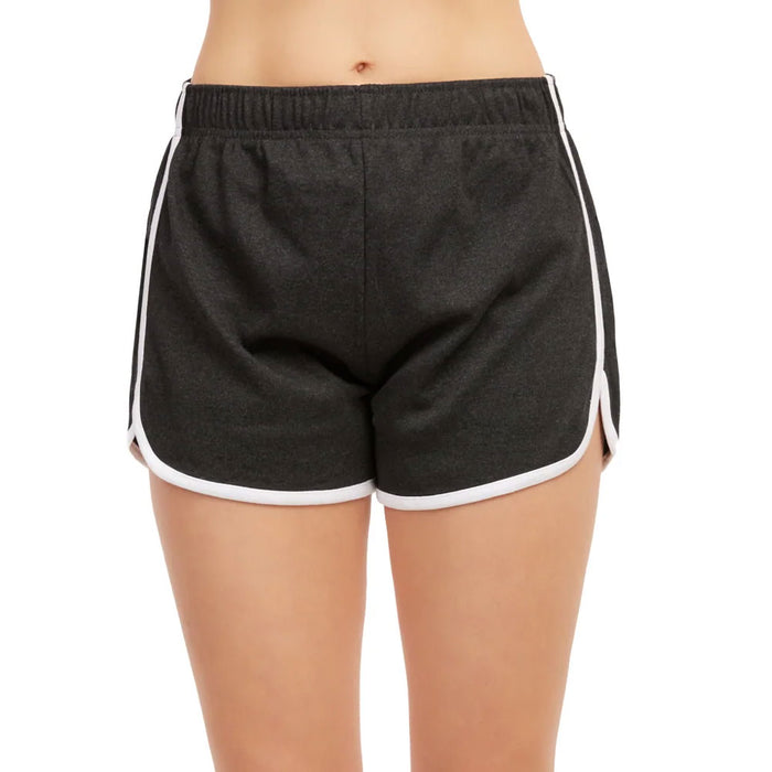 3 Women's Cotton Sport Booty Shorts Dolphin Yoga Dance Lounge Hot Pants Grey M