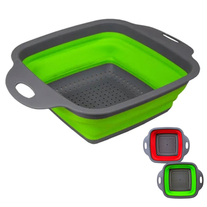 1 Pc Collapsible Kitchen Strainer Colander Folding Rinse Pasta Straining Drainer