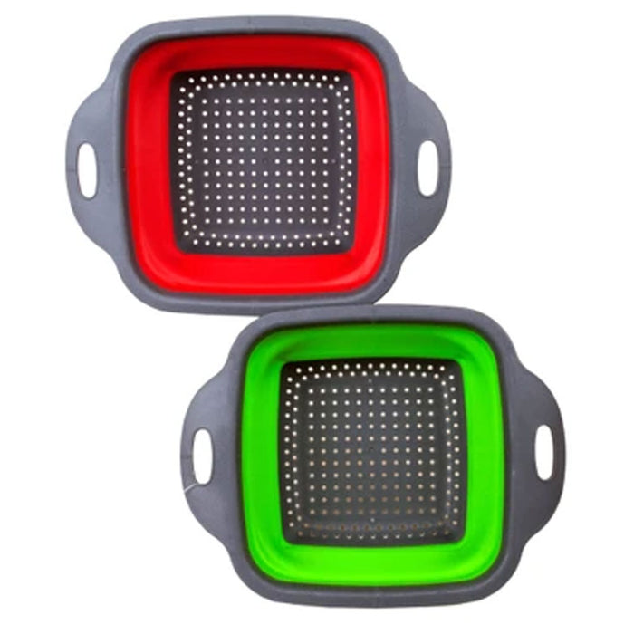 1 Pc Collapsible Kitchen Strainer Colander Folding Rinse Pasta Straining Drainer