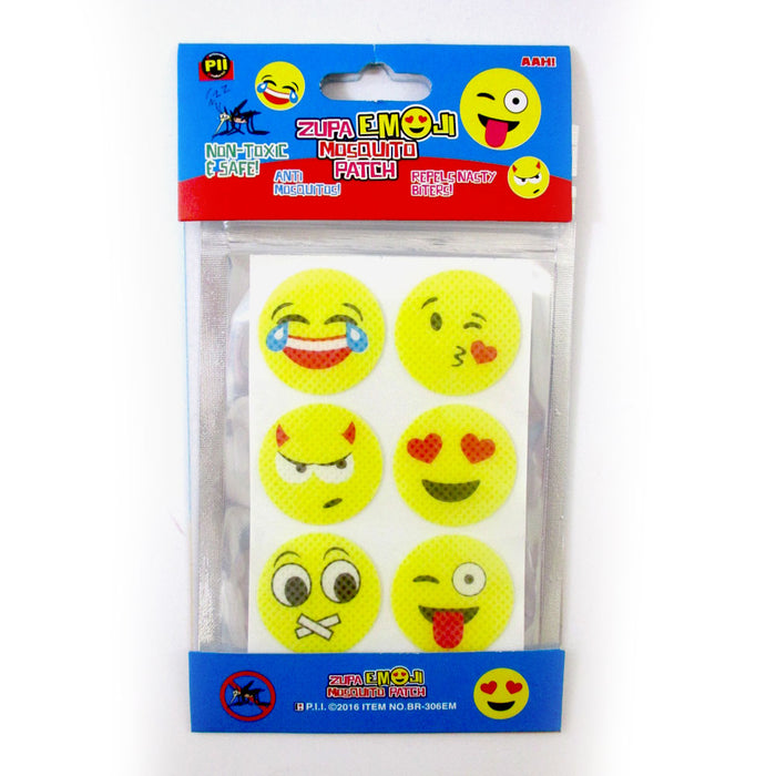 18 Pc Emoji Mosquito Patch Baby Repellent Sticker Protect Kids Natural Non Toxic